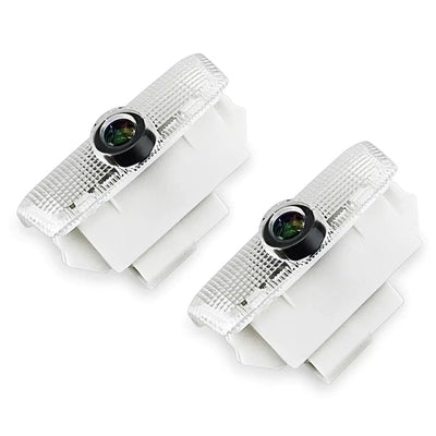 2x Lampes LED Projecteur Logo Infiniti pour Portes de Voiture - vue de profil - Becquet Voiture