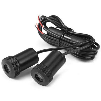 2X LED Haute Définition Pour Projecteur Porte Voiture Personnalisé Photo - vue arrière - Becquet Voiture