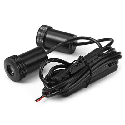 2X LED Haute Définition Pour Projecteur Porte Voiture Personnalisé Photo - vue de trois-quarts - Becquet Voiture