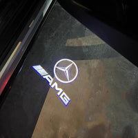 2x LEDs de Portes Mercedes AMG Logo - vue arrière - Becquet Voiture