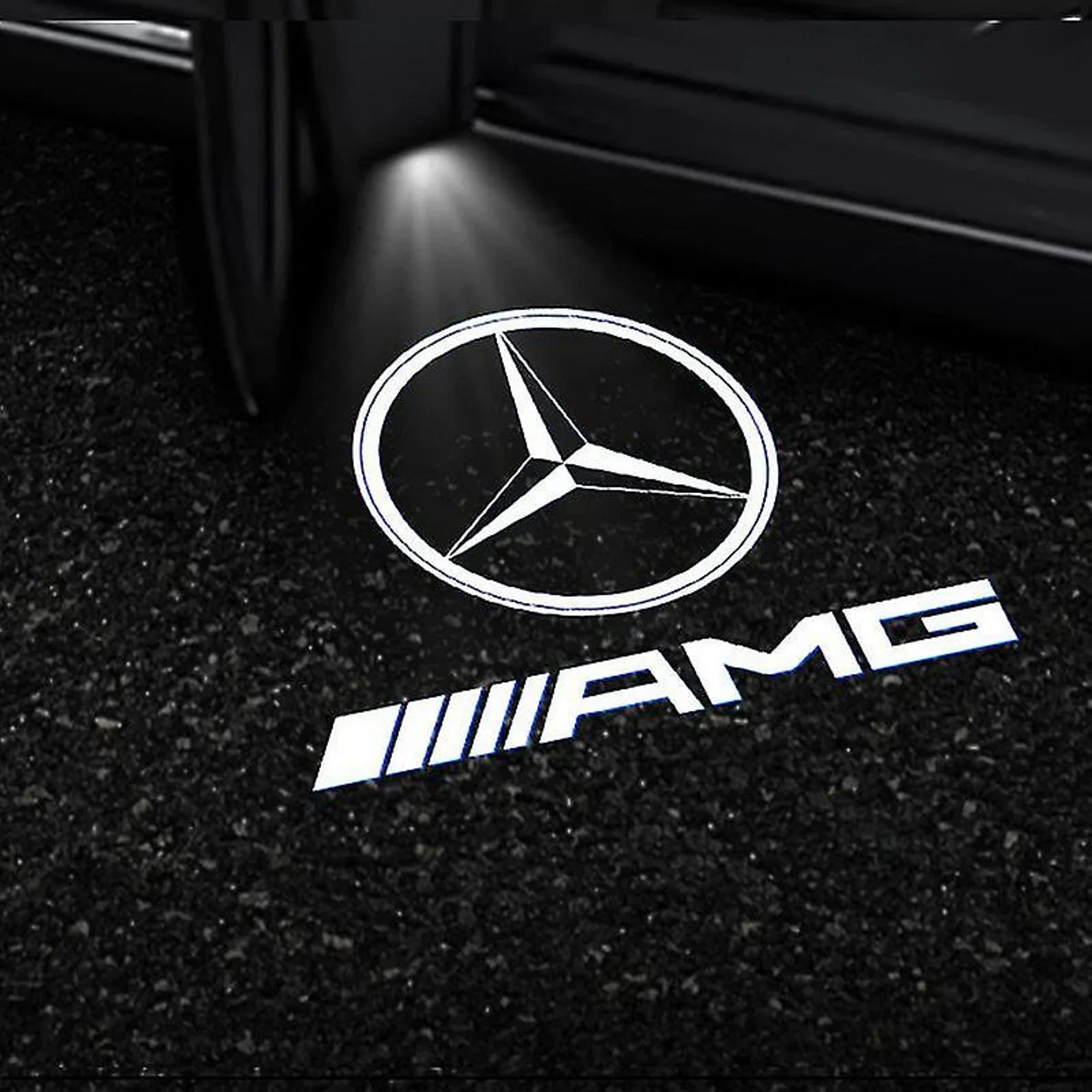 2x LEDs De Portes Mercedes CLA CLS Classe E Coupé - vue de face - Becquet Voiture