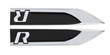 2x Logos Ailes Volkswagen R