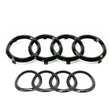 2x Logos Audi Noir Brillant A5 Sportback