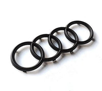 2x Logos Audi Noir Mat A1, A3, A4 A5 - vue de profil - Becquet Voiture
