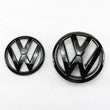 2x Logos VW Golf VI 6 Noir Brillant 2008-2013