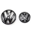 2x Logos VW Jetta MK6 VI Noir Brillant (11-14)