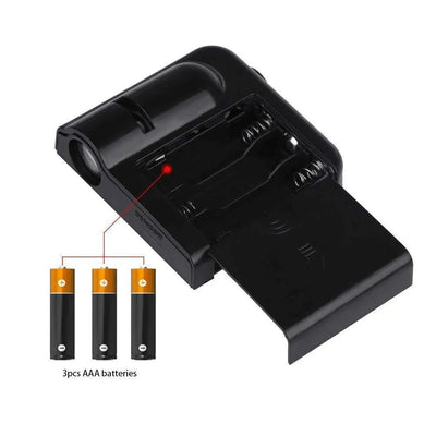 2X Lumières De Porte De Voiture Sans Fil LED Crown - vue arrière - Becquet Voiture