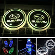 2X Lumières LED Porte-Gobelet Subaru 7 Couleurs Rechargeables
