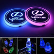 2X Lumières LED pour Porte-gobelet Lexus, 7 Couleurs Changeantes Pack 2