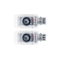 2X Lumières LED pour Portes Volvo Projection Logo Haute Définition - vue de trois-quarts - Becquet Voiture