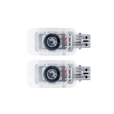 2X Lumières LED pour Portes Volvo Projection Logo Haute Définition - vue de trois-quarts - Becquet Voiture