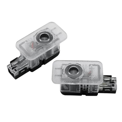 2X Lumières LED pour Portes Volvo Projection Logo Haute Définition - vue rapprochée - Becquet Voiture