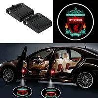 2x Projecteurs de Porte LED Logo Liverpool, Projection Haute Définition - packshot studio - Becquet Voiture