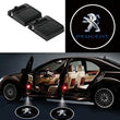 2x Projecteurs LED de Porte Peugeot avec Logo - Kit Voiture