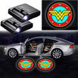 2x Projecteurs LED Porte Voiture Logo Wonder Woman Sans Fil