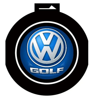 2x projecteurs LED sans fil Golf pour portières avec logo - vue arrière - Becquet Voiture