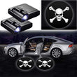 2X Projecteurs LED Tête de Mort pour Portes de Voiture