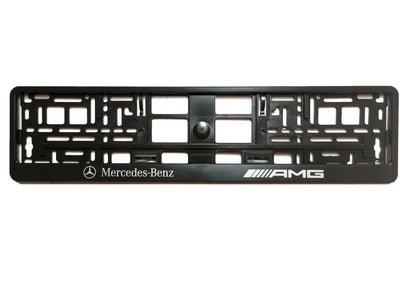 2x Supports de Plaque Mercedes AMG - vue de face - Becquet Voiture