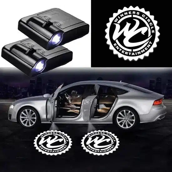 Pack 2 Lumières LED de Porte Winners Circle Projection Logo