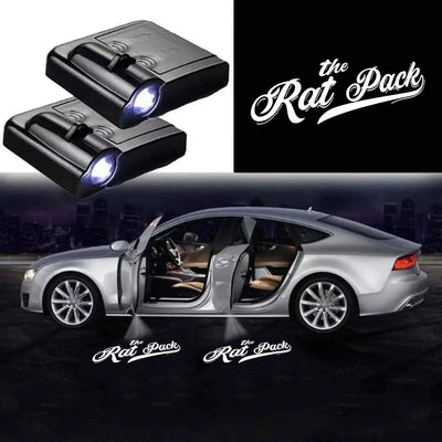Projecteurs LED de Porte Voiture The Rat Pack Logo 2x