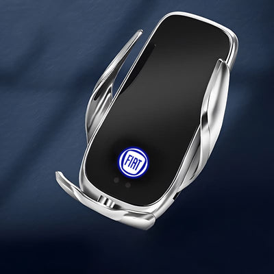 Support Téléphone Chargeur Sans Fil Fiat 15W Capte 6
