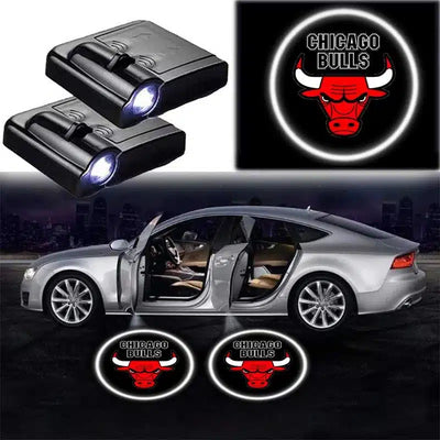Projecteurs de Porte LED Chicago Bulls 2x - Logo NBA Projecteur