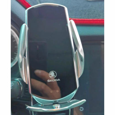 Support Téléphone Chargeur Sans Fil Skoda 15W Rota 2