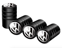 4x Bouchons de Valve VW Aluminium - vue de profil - Becquet Voiture
