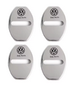 4x Couvercles de Serrure Porte VW Chrome