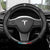 Couvre volant Tesla Cuir et Fibre de Carbone