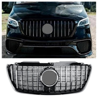 Grille Calandre Avant Mercedes Sprinter W907 W910 GT Style 2018-2023 — exemple de montage