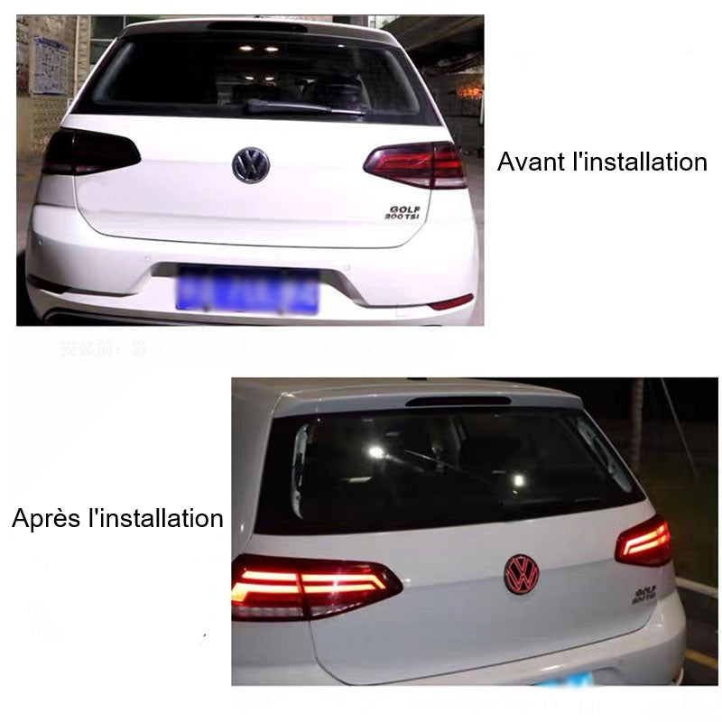 Emblème Arrière Lumineux Volkswagen Golf 8 LED 32 Couleurs
