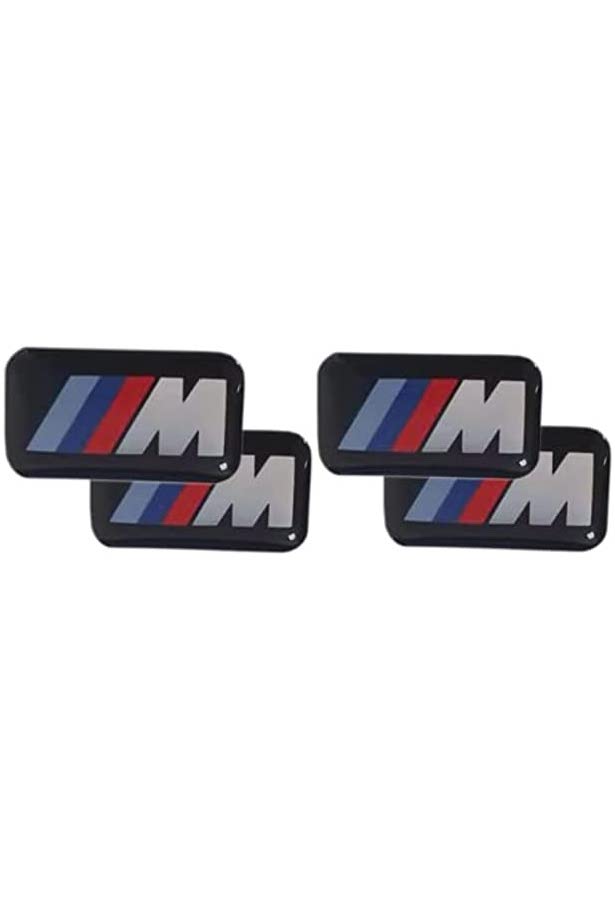 5x Mini Logos BMW M - vue de face - Becquet Voiture