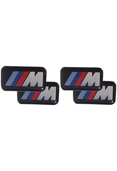 5x Mini Logos BMW M - vue de face - Becquet Voiture