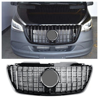 Grille Calandre Avant Mercedes Sprinter W907 W910 GT Style 2018-2023 — vue arrière
