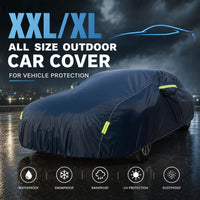 Bâche de Protection Voiture Universelle Imperméable Noire XL XXL
