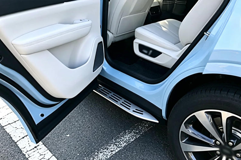 Marchepieds Range Rover Velar 2018-2026 Aluminium Argent 2 Pièces Sans Perçage