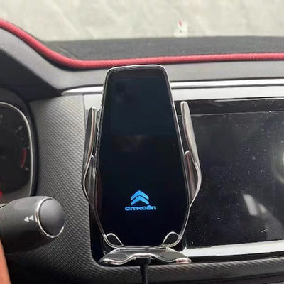 Support Téléphone Chargeur Sans Fil Citroën 15W Qi 2