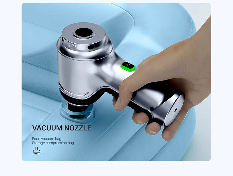 Aspirateur de Voiture SZUK Sans Fil Pro 15000 Pa ou Basic 6000 Pa Souffle et Gonfle USB-C