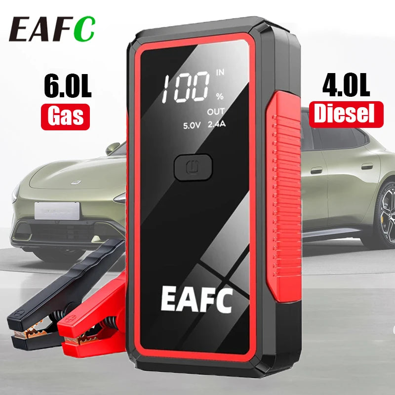 Booster de Batterie Voiture EAFC 600A 2000A Démarreur Portable 12V
