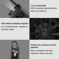Gonfleur de Pneus Électrique Portable Xiaomi Compresseur d'Air 2 avec Écran Numérique et 6 Modes