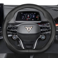Couvre Volant Cupra Formentor, Leon Sportstourer, Born, Ateca, Tavascan, Terramar en Cuir Perforé, Forme en D