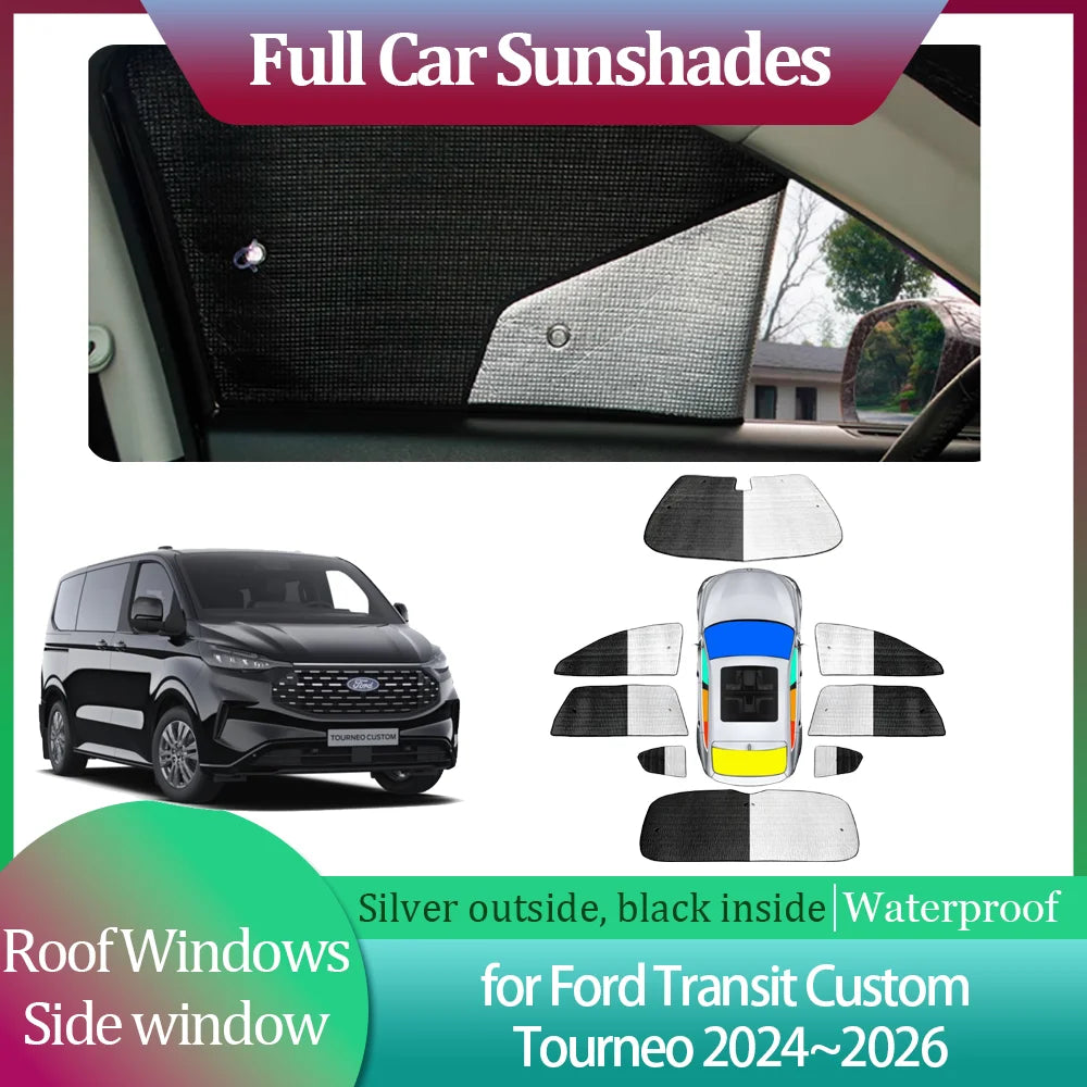 Pare-Soleil Intégral Ford Transit Custom Tourneo 2024-2026