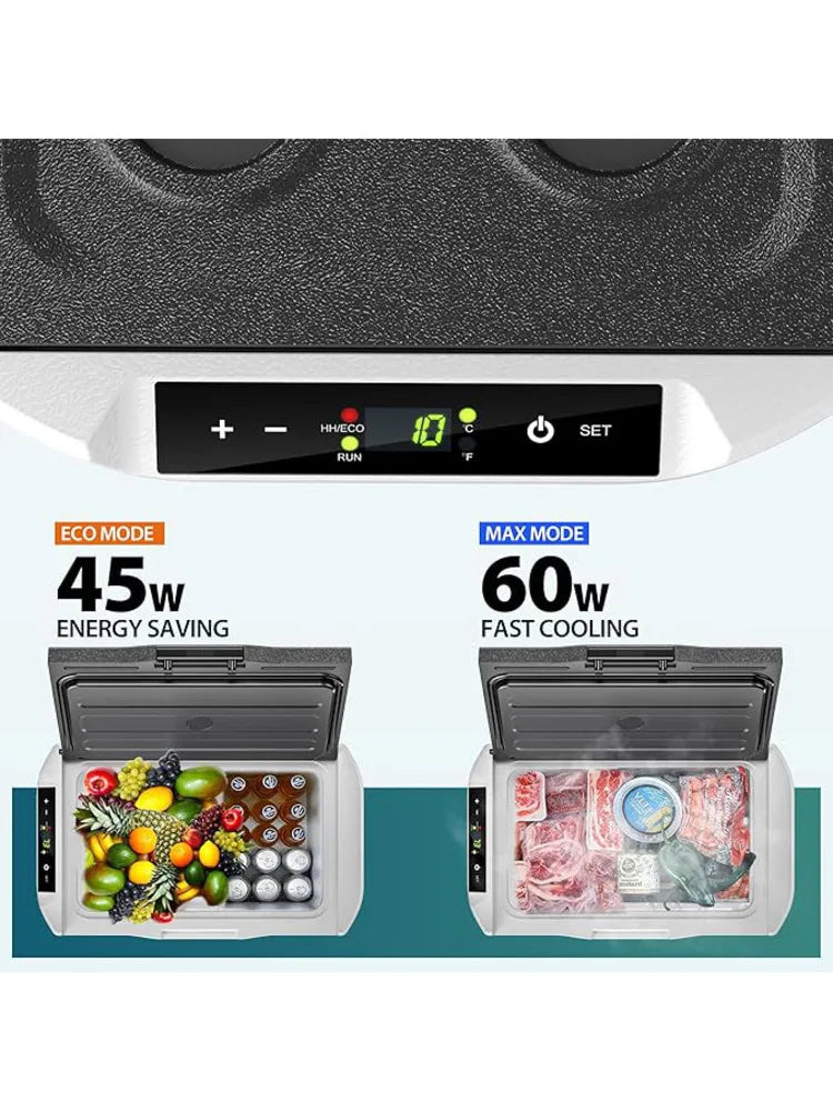 Glacière Électrique Voiture 18 à 50 L Compresseur 12V 24V 230V Application -20 °C