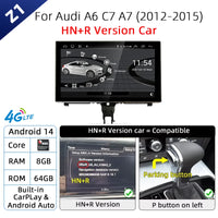 Autoradio Audi A6 A7 C7 CarPlay Android Auto 2012-2018 — détail du support