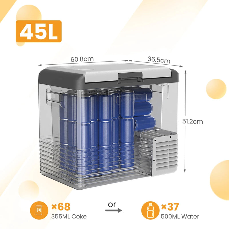 Réfrigérateur de Voiture Portable Alpicool CL 28 L 37 L 45 L Compresseur 12/24 V Frigo Congélateur