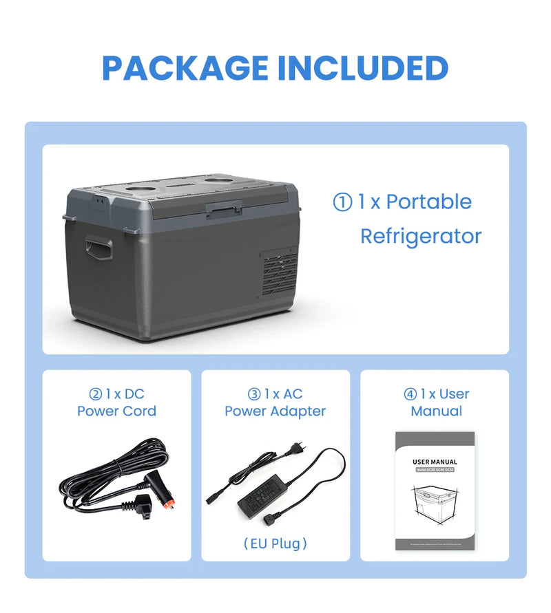 Réfrigérateur de Voiture Alpicool GC 29 L 37 L 45 L Congélateur Portable Glacière à Compresseur