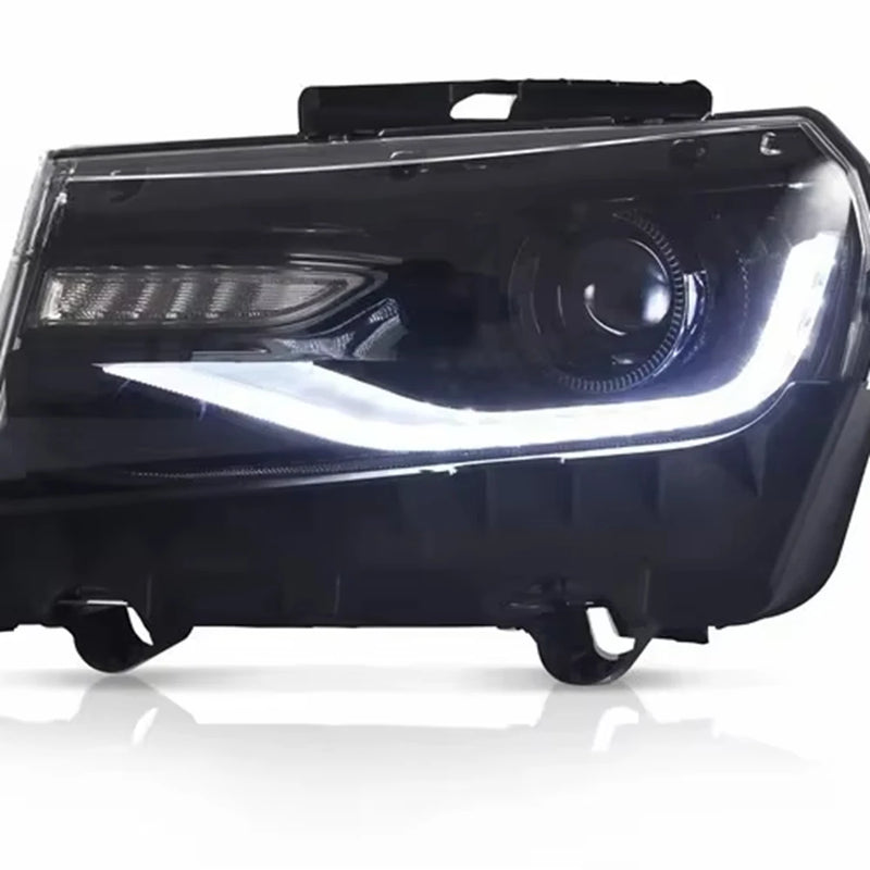 Phares LED Chevrolet Camaro 2014-2015 5e Génération Clignotants Séquentiels Feux de Jour