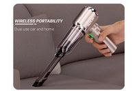 Aspirateur de Voiture Sans Fil SZUK Max 4 en 1 Aspire Souffle et Gonfle Rechargeable USB-C