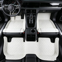 Tapis de Sol Renault Clio 5 2019-2026 Cuir Surpiqué Sur Mesure Jeu de 3 Pièces 33 Coloris